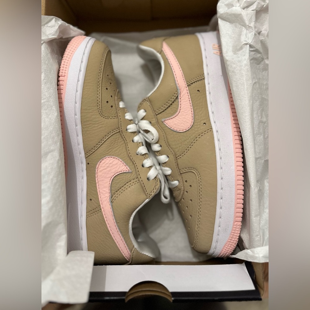 NIKE AIR FORCE 1 RETRO 'LEATHER CANVAS' - Picture 2 of 7